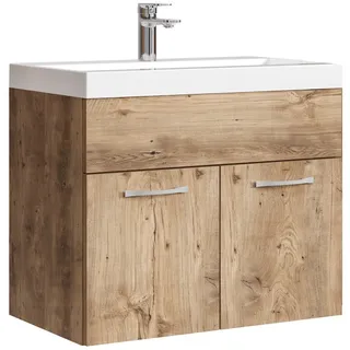 Badplaats Waschbeckenunterschrank Montreal 60 x 35 cm Kastanien Eiche