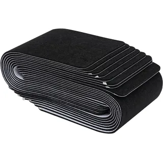 TTISJHK 15er Set Stufenmatten 20×76 cm – Selbstklebende Treppenteppiche rutschfest & geräuschdämpfend, waschbar & zuschneidbar, Treppenstufen Matten für Kinder, Ältere & Haustiere (Schwarz)