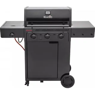Char-Broil Gasgrill 3+1 Brenner, 7,9 kW, Gusseisen Grill, Schwarz - Essential 3G