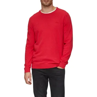 s.Oliver Baumwollpullover mit Logo-Stickerei