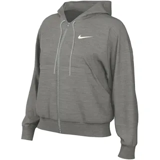 Nike DQ5758-063 W NSW PHNX FLC FZ OS Hoodie Sweatshirt Damen DK Grey Heather/SAIL Größe XL-S
