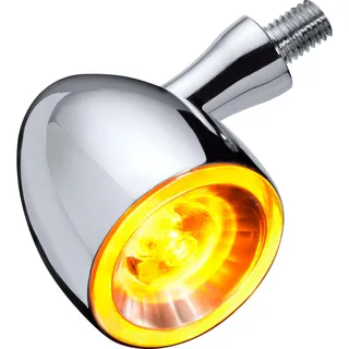 KELLERMANN Bullet 1000 Extreme Blinker Für Motorräder - Chrome / Clear - One Size