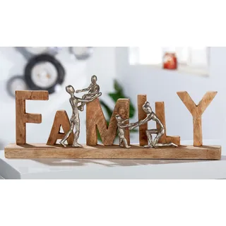 Casablanca by Gilde Deko-Buchstaben »Schriftzug Family«, beige
