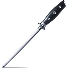 SHAN ZU Wetzstahl Messerschärfer Messer Stahl 20CM für Edelstahl Messer