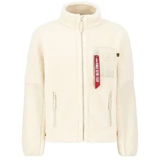 Alpha Industries Sherpa Jacke - Off White - S