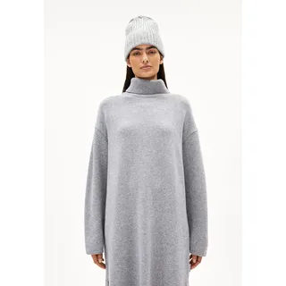 ARADIAA KLEID |  recyceltem Woll-Mix - grau (S)