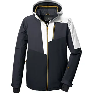 KILLTEC Herren Skijacke/Funktionsjacke mit abzippbarer Kapuze und Schneefang KSW 76 MN SKI JCKT, cloud grey, M