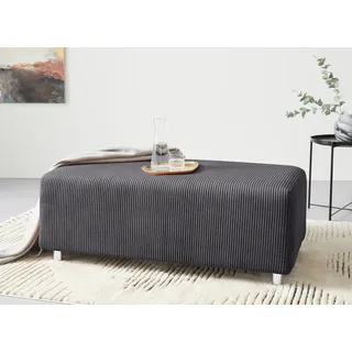 Home Affaire Polsterhocker Györ 122 x 48 x 68 cm Grau