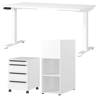 Germania "Mailand", 3 Stk. tlg. inkl. Schreibtisch, Rollcontainer und Raumteiler,
