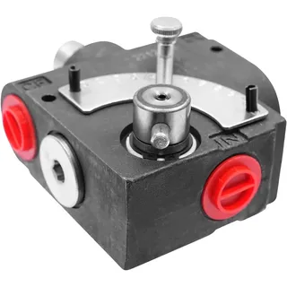 Hydraulikdurchflussregelventil, 0-30 GPM einstellbar, maximale Durchflussrate 115 L/min, Durchflussregelbereich 0,5-100 L/min, geeignet für kleine Traktoren, kompatibel mit Umweltfahrzeugen