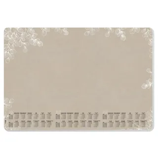Sigel H6316 Papier-Schreibtischunterlage DIN A2, Kalender 2026 - 2028, 30 Blatt, Schreibunterlage aus nachhaltigem Papier