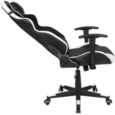 Bild Game-Rocker G-10 Gaming Chair (Kunstlederbezug) schwarz/weiß