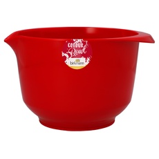 Birkmann, Colour Bowls, Rühr- und Servierschüssel, 2,0 Liter, kratzfest, standfest, nachhaltig, rot