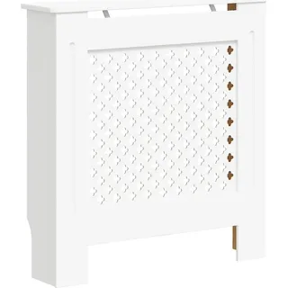 vidaXL MDF Heizkörperverkleidung Weiß 78 cm - Weiß