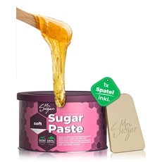 Sugaring Paste Mrs. Sugar 1x Zucker-Spatel, Soft Zuckerpaste Haarentfernung 550g (Soft)