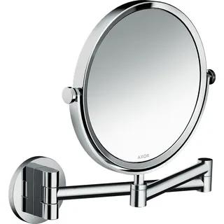 hansgrohe AXOR UNIVERSAL Circular Rasierspiegel, schwenkbar, neigbar, 42849000, Farbe: Chrom