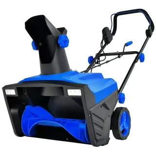 Costway Elektro-Schneefräse, 50,00 cm Arbeitsbreite, mit LED-Leuchten blau|schwarz