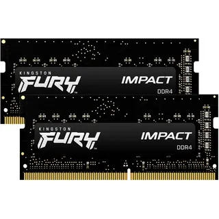 Kingston FURY Impact SO-DIMM Kit 16GB, DDR4-3200, CL20-22-22 (KF432S20IBK2/16)