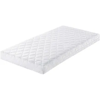 Julius Zöllner Kindermatratze , Weiß , Textil , rechteckig , 60x120 cm , Lga, Hohenstein, Made in Germany, Oeko-Tex® Standard 100 , Bezug abnehmbar/waschbar, für Hausstauballergiker geeignet, klimatisierte Belüftungskanäle, optimale Belüftung, atmungsaktiv, schadstoffgeprüft, alternative Größen erhältlich, Wendematratze , Babymöbel & Kindermöbel, Babyzimmer, Babymatratzen