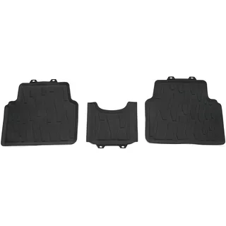 Volkswagen 10A06151282V Gummi Fußmatten Premium Allwettermatten 3X Gummimatten hinten, schwarz