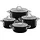 Silargan Passion Topf-Set 4-tlg. Bratentopf + Fleischtopf + Glasdeckel