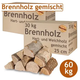 FLAMEUP Brennholz gemischt 60 kg