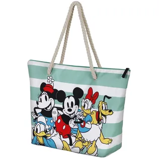 Disney Micky Maus Together-Soleil Strandtasche, Blau, 52 x 37 cm