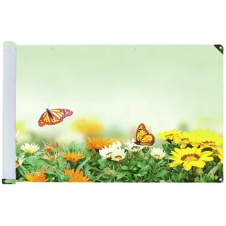 Maximex Balkonverkleidung 500 x 85 cm mehrfarbig Kunststoff