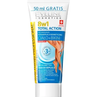 Eveline Cosmetics Total Action Depilationscreme für die Beine 8 in 1 200 ml