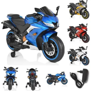 Moni Kinder Elektromotorrad Motocross blau (12 V)