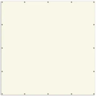 Wallario XXL Outdoor-Poster für Garten oder Balkon, Motiv Beige, in ca. 200 x 200 cm - Gelb