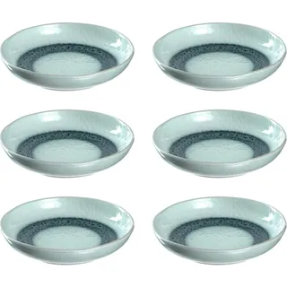 LEONARDO Matera Keramikteller 20,7 cm blau 6er Set
