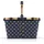 carrybag metallic dots blue