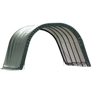 ShelterLogic Weidezelt 370 cm x 610 cm Dunkelgrün