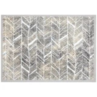 Astra Fußmatte »Miabella 736« rechteckig 7 mm Höhe Sauberlaufmatte, saugfähig, Schmutzfangmatte, waschbar, rutschfest, grau