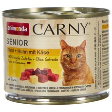 Bild Carny Senior Rind + Huhn mit Käse 1.2kg (6x 200g)