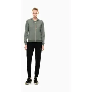 EA7 für Damen. 8NTV51_TJ9RZ Trainingsanzug Evolution grün (XL), Lässig, Sportlich, Multisport, Polyester, Langarm