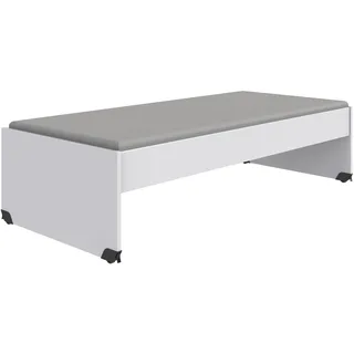 WIMEX Futonbett »Norderney« Bett auf Kunststoffrollen weiß