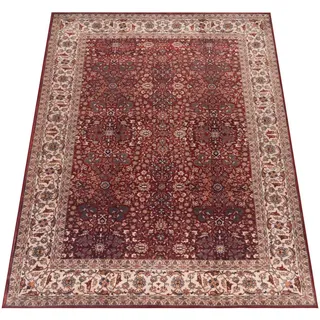 Paco Home Kurzflorteppich 120/160 cm Seoul 452 , Rot , Kunststoff , Rechteckig , 120x160 cm , strapazierfähig, für Fußbodenheizung geeignet , Teppiche und Böden, Teppiche