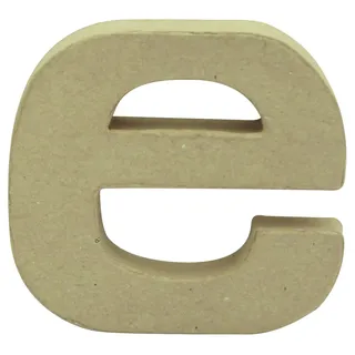 Décopatch AC817C - Kleiner Buchstabe aus Pappmaché, e 1,5x9x8,5cm, perfekte Deko für das Zuhause, 1 Stück