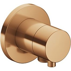 Bild von IXMO Comfort Absperrventil mit Schlauchanschluss rund, Bronze gebürstet