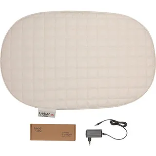 Bebe Jou Wickelauflage beheizt , Taupe , Kunststoff , Füllung: Polyurethan (Pur) , 44.5x9x74 cm , RoHS, Textiles Vertrauen - Oeko-Tex®, Ce , schadstoffgeprüft, abwischbar, Bezug abnehmbar, Bezug waschbar, mit Reißverschluss , Babymöbel & Kindermöbel, Babyzimmer, Wickelkommoden & Zubehör