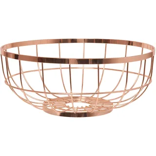 PT Present Time - Obstkorb, Brotkorb, Fruchtkorb, Obstschale - Kupfer - PT3018CO