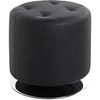 Haku-Möbel HAKU Möbel Hocker 30580 schwarz Kunstleder