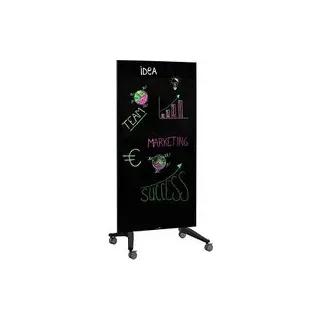 Legamaster mobile Glas-Magnettafel 90,0 x 175,0 cm schwarz