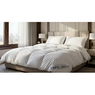 HANSKRUCHEN GmbH Hanskruchen Daunendecke Nobel House Leicht 135 x 200 cm - Weiß