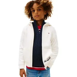 Tommy Hilfiger Kids Kb0kb09894 Reißverschlusspullover - Ivory Silk - 12 Jahre