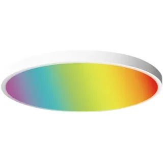 LogiLink SH0122 - Wi-Fi Smart Home Deckenleuchte mit 140° Ausstrahlungswinkel, Tuya kompatibel, unterstützt Amazon Alexa und Google Home, Weiß