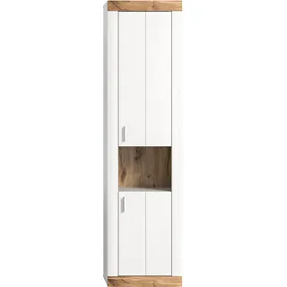 Home affaire Hochschrank »Landsby, Breite 45cm, 2 Türen (Türanschlag wechselbar), 2 Einlegeböden«, (1 St.), Hängeschrank, Wandschrank, Badmöbel, Badschrank, Schrank,Bad, weiß