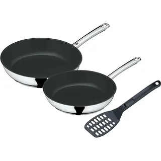 WMF Devil Pfannen-Set induktionsgeeignet 2-tlg. 24 cm + 28 cm mit Pfannenwender